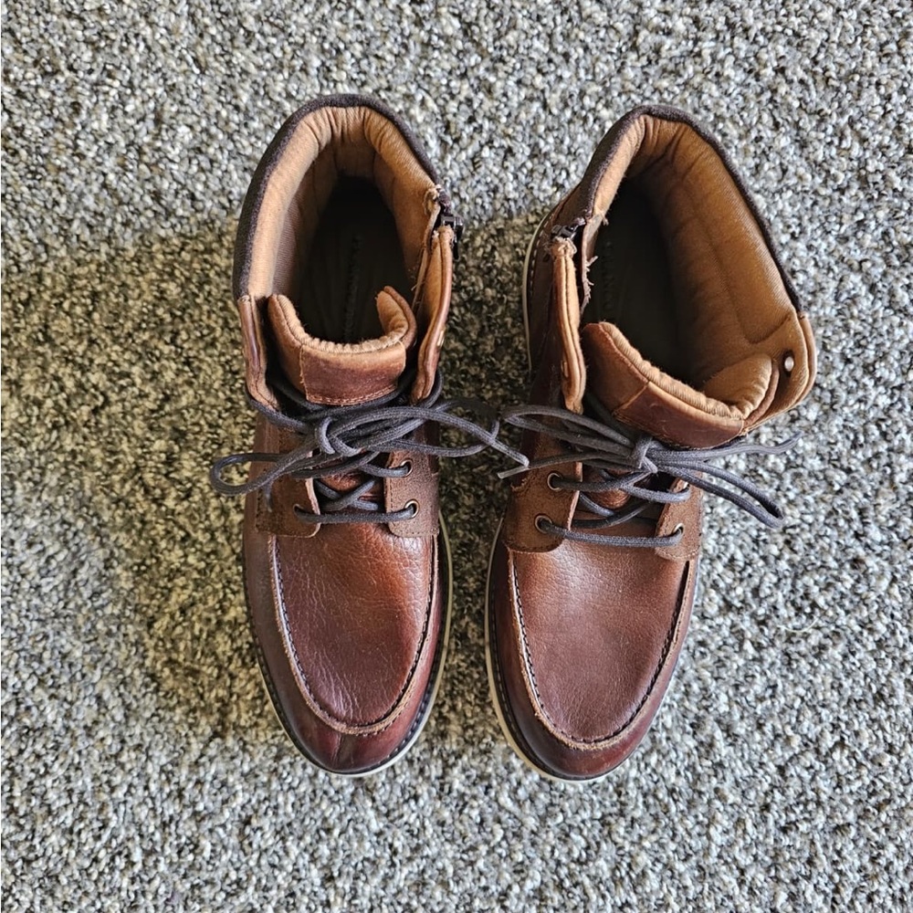 Franco Fortini Brown Leather Chukka Boots - Picture 2 of 9
